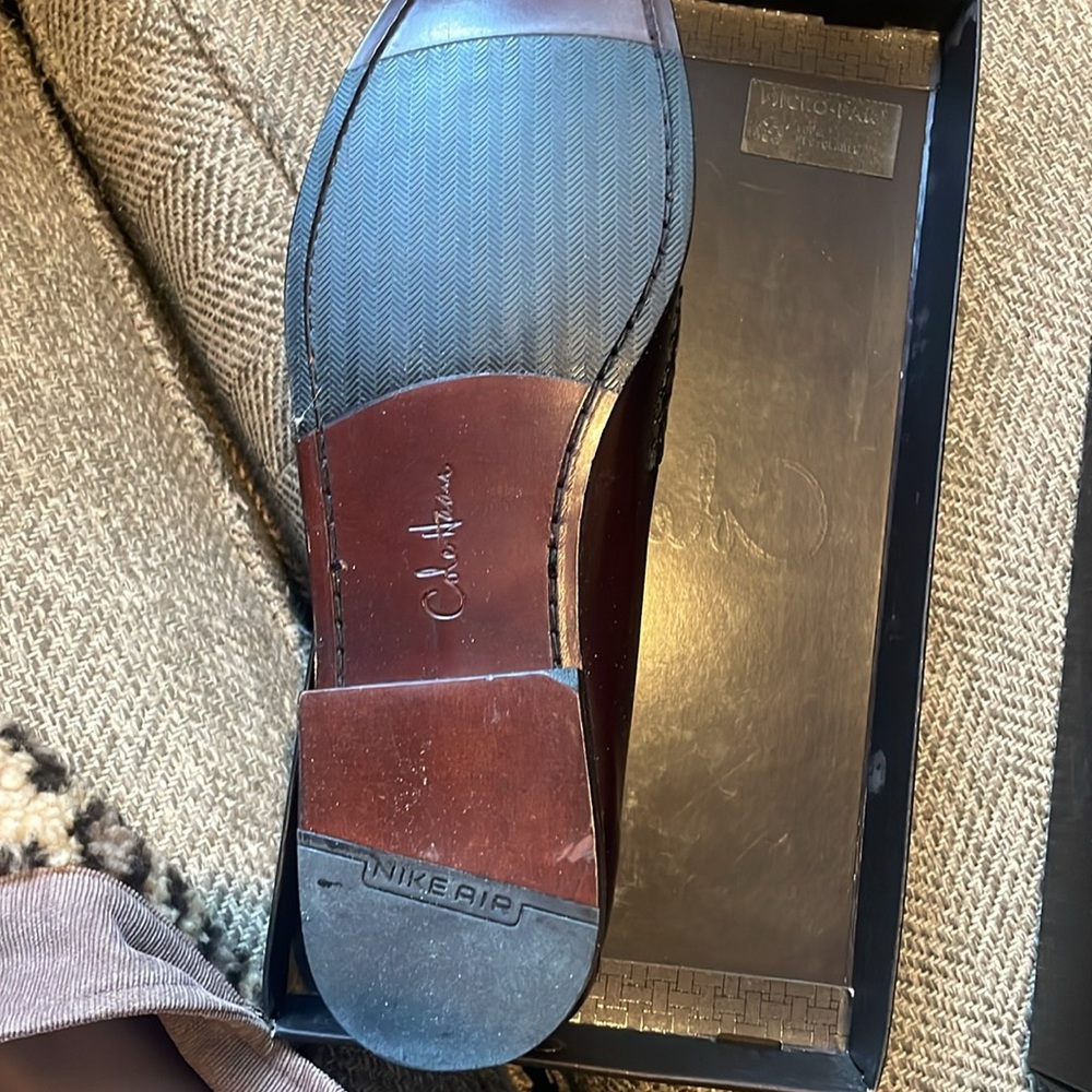 Cole Haan pinch air penny loafer 13 N burgundy - Picture 4 of 6
